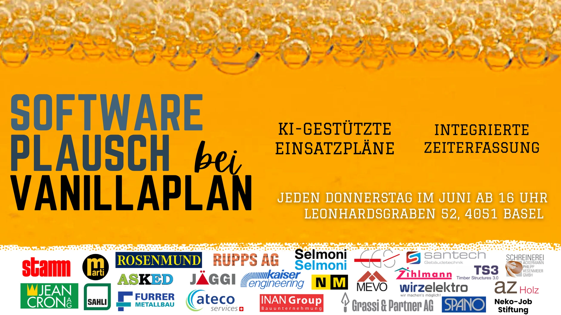 Software Plausch Flyer